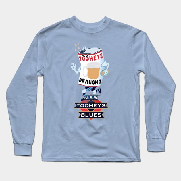 Retro Origin - NSW - TOOHEYS BLUES Long Sleeve T-Shirt by OG Ballers